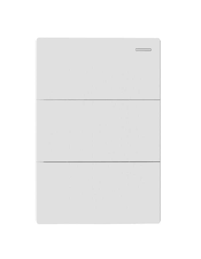 Llave de Luz de 3 Combinaciones Macroled Milan  blanco